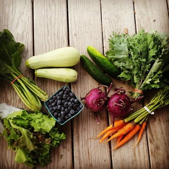 Groundworks Farm - a variety of vegetables on a wooden table - CSA Near Me - Pittsville, Maryland Groundworks Farm - a variety of vegetables on a wooden table - CSA Near Me - Pittsville, Maryland