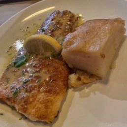 Whitefish with Dauphinois potato