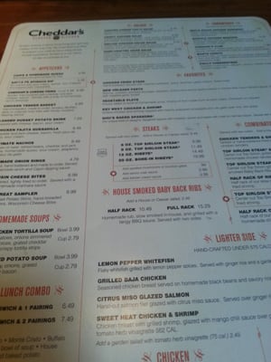 Menu photo 6 Cheddar's Scratch Kitchen Fort Worth, TX