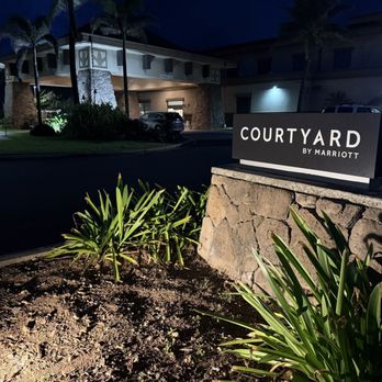 Courtyard by Marriott Oahu North Shore - Main entrance to hotel - Hotels Near Me - Laie, Hawaii