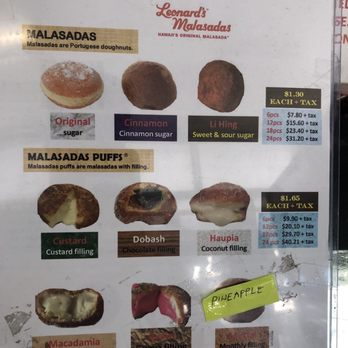 Leonard's Bakery - Menu (March 2020) - Bakeries Near Me - Honolulu, Hawaii