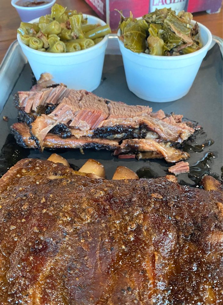 Spare Ribs / Brisket / Green Beans / Collards Yelp