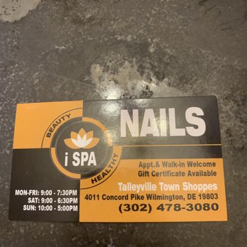 Ispa Nails - Business card - Nail Salons Near Me - Wilmington, Delaware
