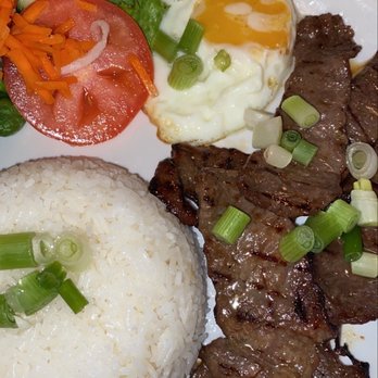 An Nam Pho - sliced beef rice plate - Vietnamese Near Me - Seattle, Washington