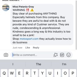 Motorcycle Closeouts - Honest review with an honest opinion! They delete them.
