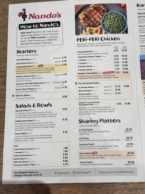 Menu photo 3 Nando's Cardiff, CRF