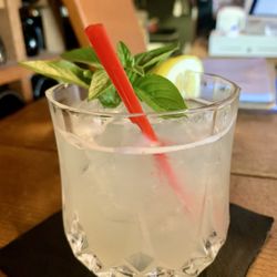 Mambrino King - Asked the bartender to make something; gin, cucumber, lemon, and lovely!