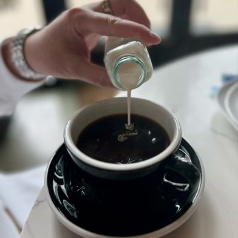 Fieldings Steak - Americano for my Italian Americano - Steakhouses Near Me - Houston, Texas