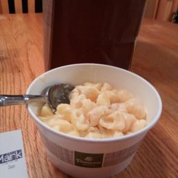 I ordered a large mac and cheese and I only got half of it