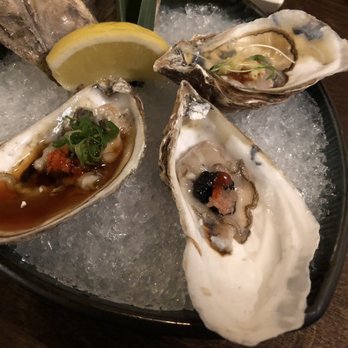 Edoko Omakase - Fresh oysters served in three styles - Sushi Bars Near Me - Irving, Texas