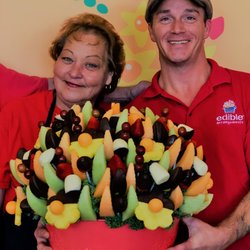 Edible Arrangements - enjoying our day, hard at work