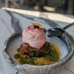 Purple potato ragda patty - must get!