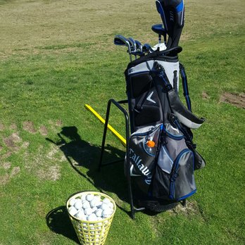 Crosswinds Golf Club - Need practice.  Practice with BoB!!(Bucket of Balls) - Golf Near Me - Savannah, Georgia