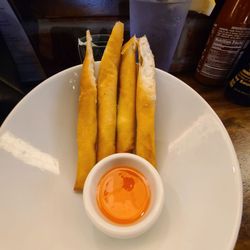Miso - Crab cream cheese cigar appetizer
