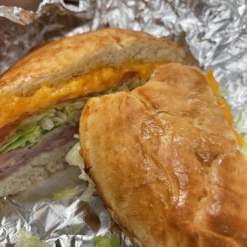 Zero's Sandwich Shop - ham & cheese (doubled meat/cheese, nixed the olives and onion). AMAZING - Sandwiches Near Me - Houston, Texas