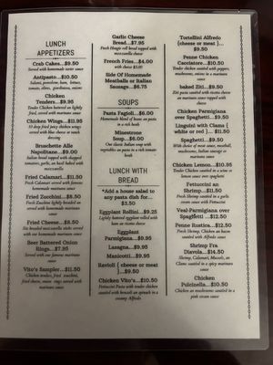 Menu photo 6 Vito's Italian Restaurant Greensboro, NC Menu photo 6 Vito's Italian Restaurant Greensboro, NC
