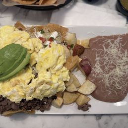 Ordered the chilaquiles