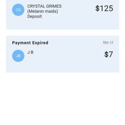 This is proof of the deposit I paid to a Crystal Grimes. This is proof of the deposit I paid to a Crystal Grimes.