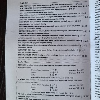 Mai Thai 2 - Menu 9/10/22 - Thai Near Me - Concord, California