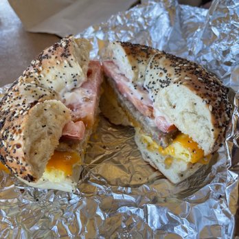 Beach Street - Sausage cheese egg bagel - Coffee & Tea Near Me - Kihei, Hawaii Beach Street - Sausage cheese egg bagel - Coffee & Tea Near Me - Kihei, Hawaii