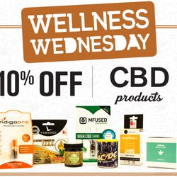 2020 Solutions - Wellness Wednesday. 10% off CBD products. Bellingham Cannabis Store
