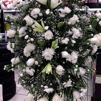 Super Value Flowers - White Standing Spray "Large" Check our website for prices & if you have particular colors give us a call and we will make it happen! - Florists Near Me - Hyattsville, Maryland Super Value Flowers - White Standing Spray "Large" Check our website for prices & if you have particular colors give us a call and we will make it happen! - Florists Near Me - Hyattsville, Maryland
