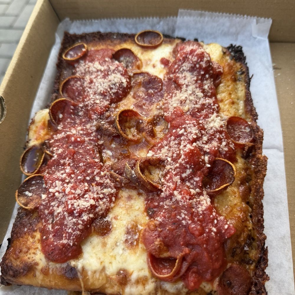 Stella's - Detroit style pepperoni - Burgers Near Me - Fort Lauderdale, Florida