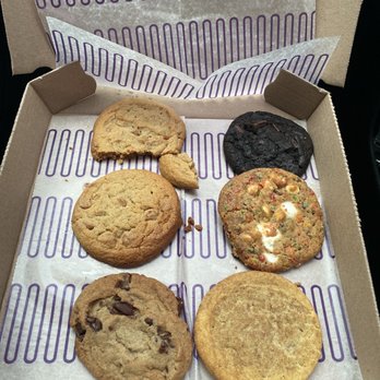 Insomnia Cookies - Chocolate Chip Brownie Chocolate Chunk Cookie Peanut Butter Chip Cookie Snickerdoodle Cookie Confetti Deluxe Cookie - Food Delivery Services Near Me - New York, New York