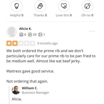 Good Times Cafe - Prime rib like beef jerky? Same experience. - American Near Me - Cabazon, California