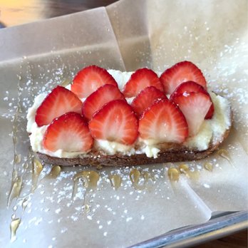 Buzz & Bites - Strawberry Ricotta Toast - Coffee & Tea Near Me - Houston, Texas