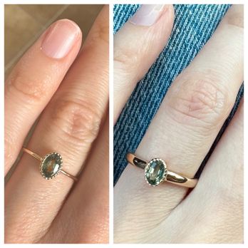 G.V. Jewelry - Ring before and after - Jewelry Near Me - Chicago, Illinois