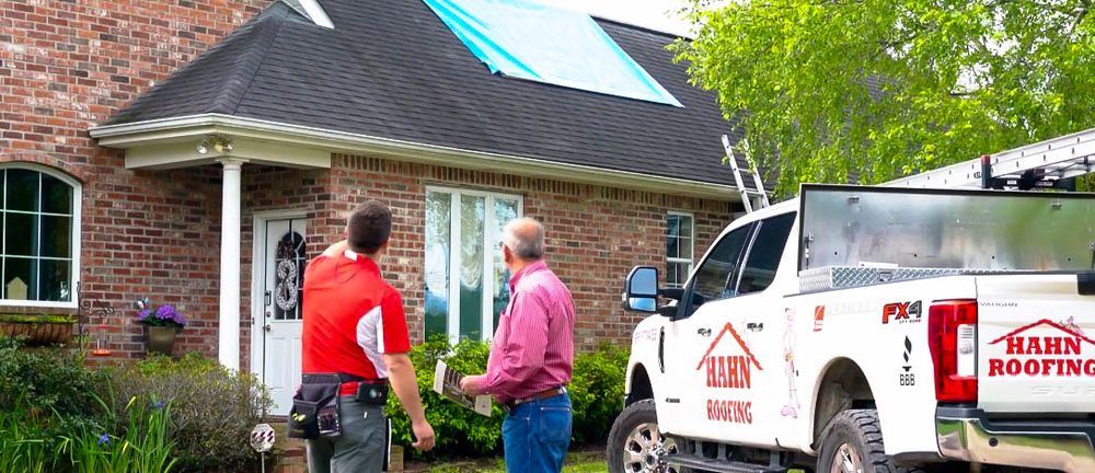 Slide of Hahn Roofing