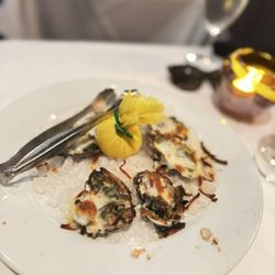 Mastro's Steakhouse - Chargrilled oysters