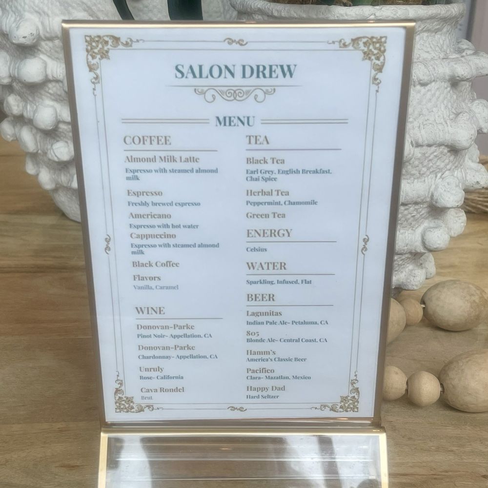 Salon Drew - Great coffee options along with wine - Hair Salons Near Me - Long Beach, California Salon Drew - Great coffee options along with wine - Hair Salons Near Me - Long Beach, California