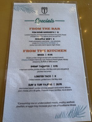 Menu photo 2 Mex 1 Coastal Cantina Charleston, SC Menu photo 2 Mex 1 Coastal Cantina Charleston, SC