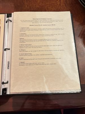 Menu photo 2 Aoyama Sushi Restaurant Toronto, ON Menu photo 2 Aoyama Sushi Restaurant Toronto, ON