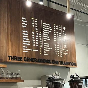 Caffe Umbria - Menu board - Coffee & Tea Near Me - Seattle, Washington