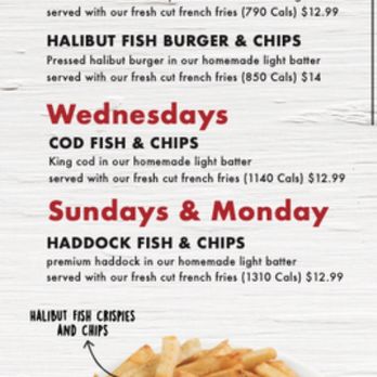 Halibut House - Fish & Chips Near Me - Vaughan, Ontario
