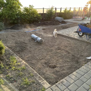 New Moon Landscape  - End of Day1. - Landscaping Near Me