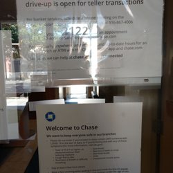 Chase Bank - Still not open as of July 17, 2020.