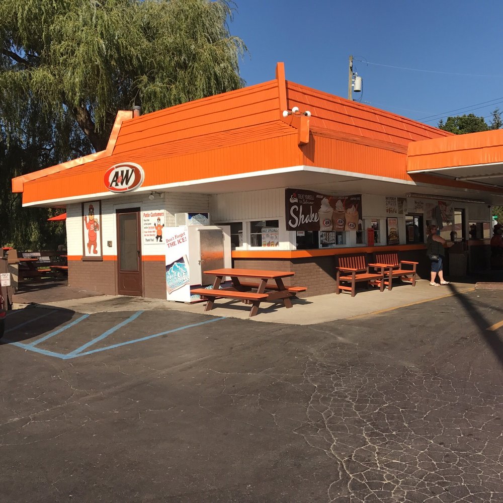 A&W Restaurant - the outside of the restaurant - Fast Food Near Me - Ortonville, Michigan A&W Restaurant - the outside of the restaurant - Fast Food Near Me - Ortonville, Michigan