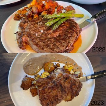 Vine and Oak - This is the same order. The top photo is from 2022 and the second is from 2023. Slight changes. - Comfort Food Near Me - Cranford, New Jersey