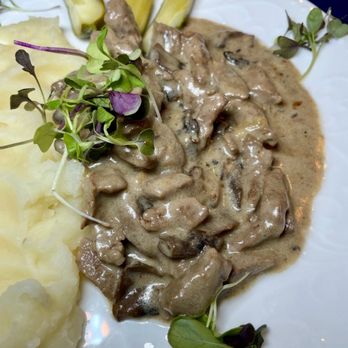 Vokzal - Beef Stroganoff w/side - Gastropubs Near Me - Washington, DC, District of Columbia