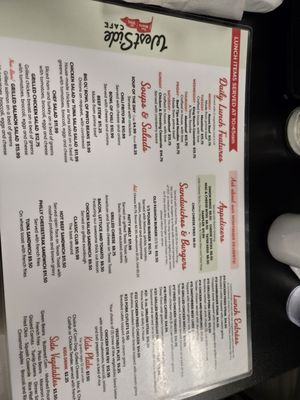 Menu photo 1 West Side Cafe Fort Worth, TX Menu photo 1 West Side Cafe Fort Worth, TX