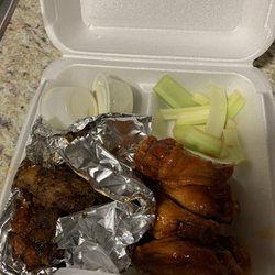 Chex Grill And Wings - Rock Hill - Hawaiian Jerk and Raspberry Hot wings