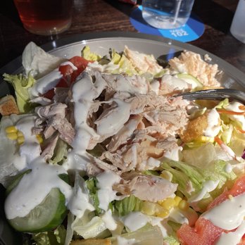 Three Broomsticks - Roasted Chicken Salad - British Near Me - Orlando, Florida Three Broomsticks - Roasted Chicken Salad - British Near Me - Orlando, Florida