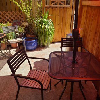 Coffee Connection - Back patio seating - Coffee & Tea Near Me - Ojai, California