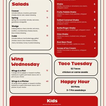 Steady Kitchen and Taps - Menu 4/11/25 - American Near Me - Fountain Valley, California Steady Kitchen and Taps - Menu 4/11/25 - American Near Me - Fountain Valley, California