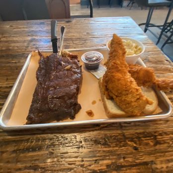 The Cookshack - Smoked ribs, chicken tenders and Mac n cheese. - Chicken Shop Near Me - Houston, Texas