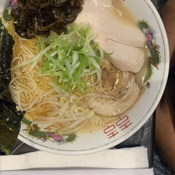 Boru Ramen - Kumamoto Black Tonkotsu Ramen subbed ajitama for dried nori added 2 pieces of chicken - Ramen Near Me - Baton Rouge, Louisiana